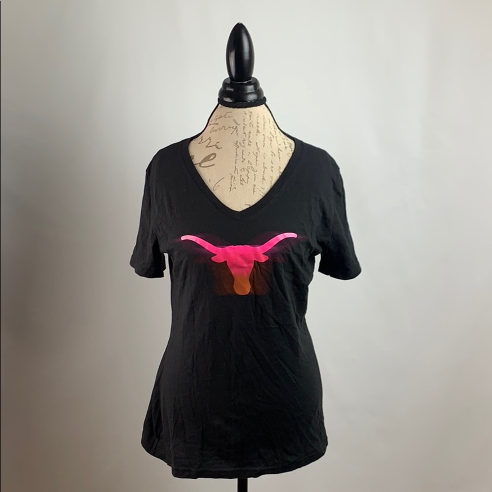 We Are Texas Longhorn V Neck Tee